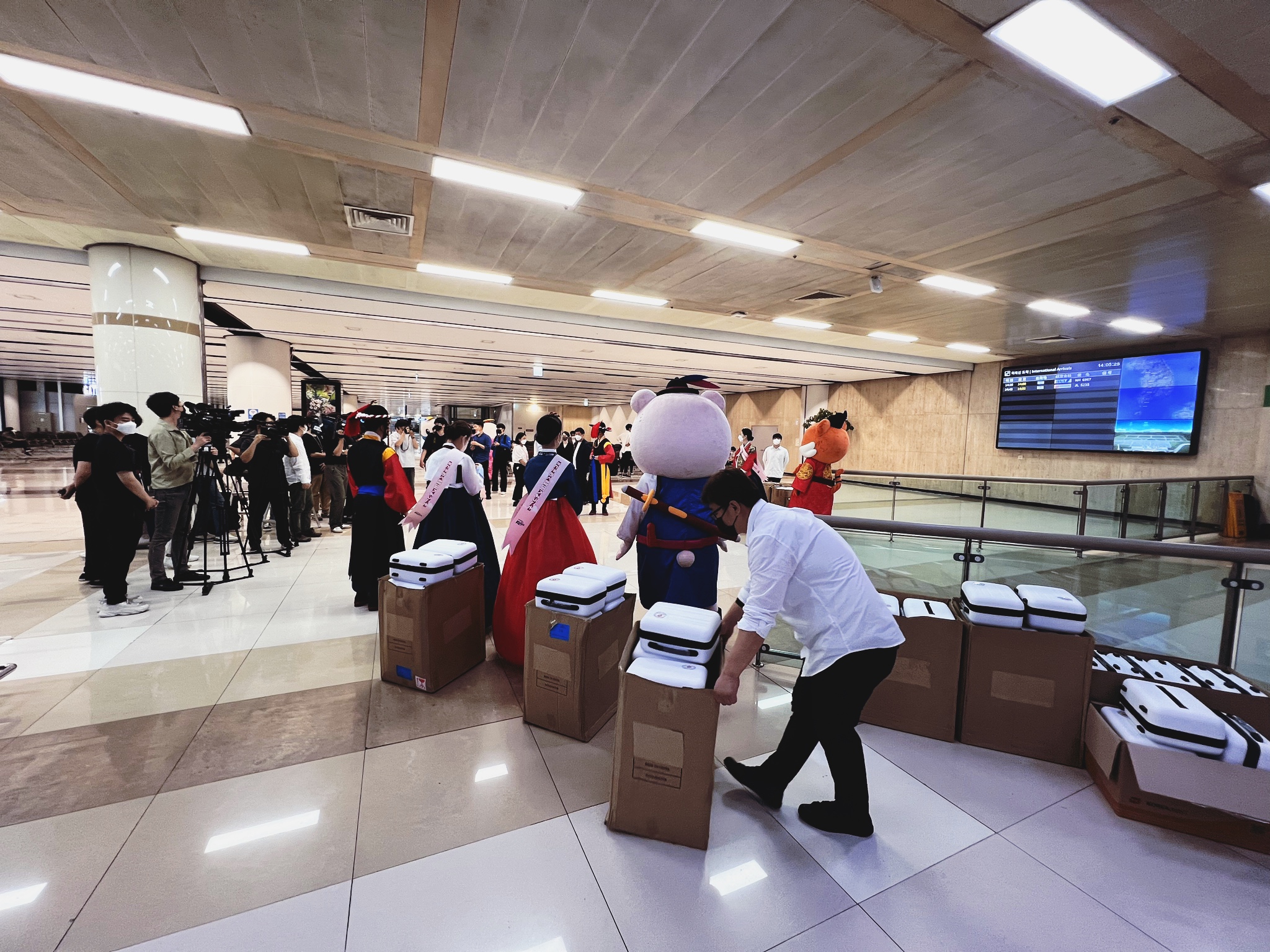  2022년 하네다-김포 첫 도착 행사 | 김포국제공항