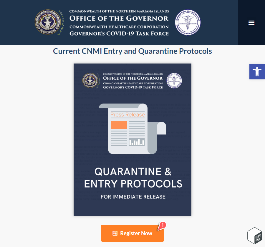 사이판 의무신고서 (CNMI Entry and Quarantine Protocols) 작성 방법