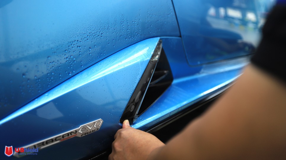 람보르기니 Urakan Evo RWD 스파이더 - Ushield Abys Tinting, PPF 작업 검토 14