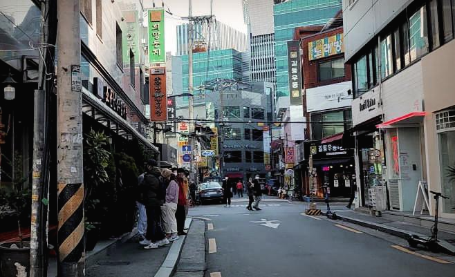 서울 거리의 모습