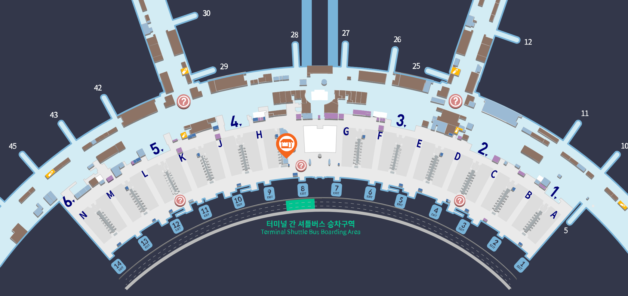 인천공항 편의점 위치 제1여객터미널 3층