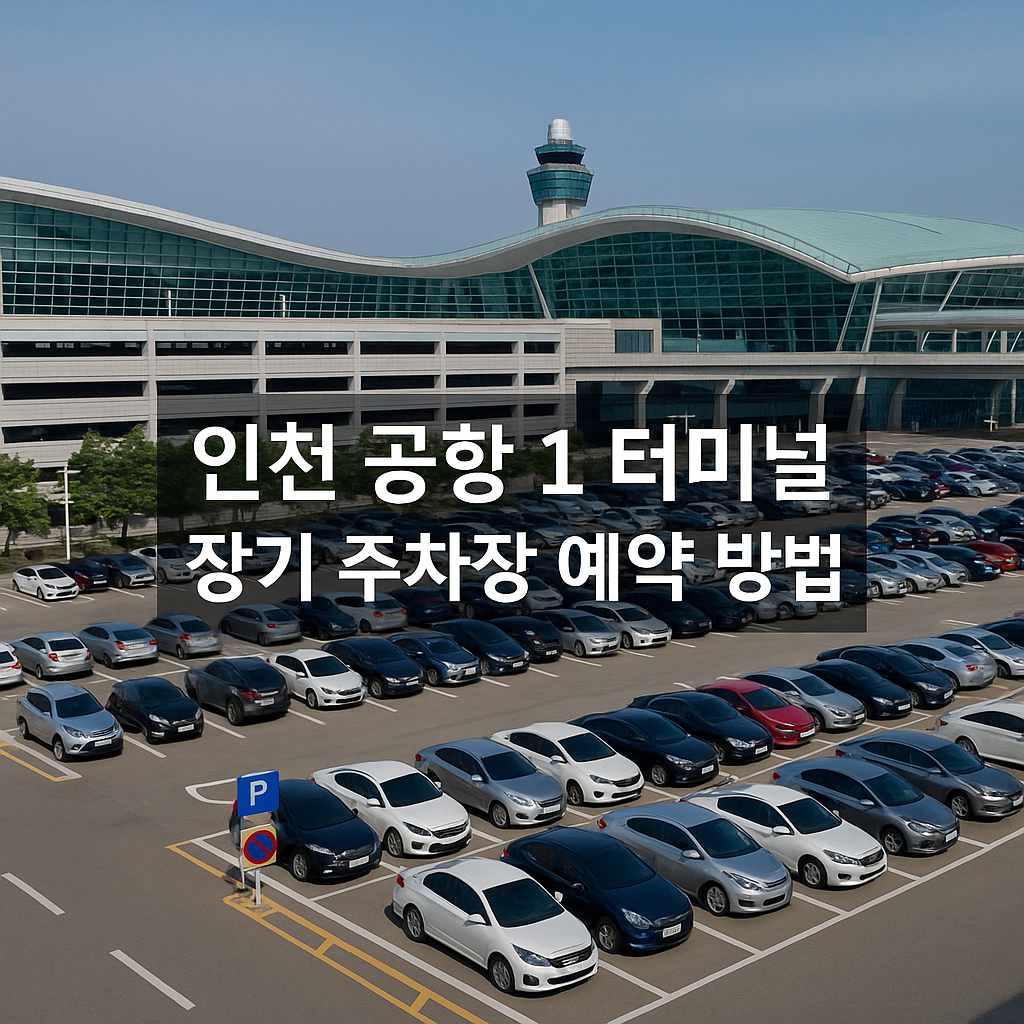 인천공항-1터미널-장기주차장-예약방법