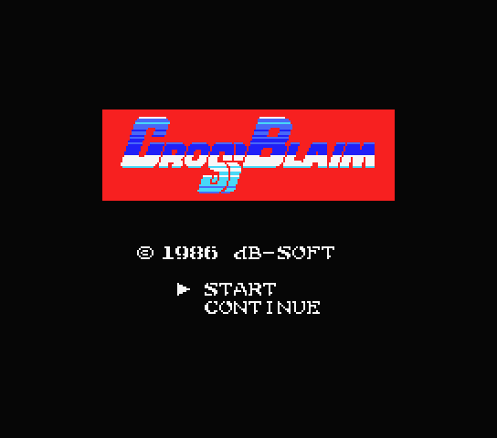  Cross Blaim - MSX (재믹스) 게임 롬파일 다운로드