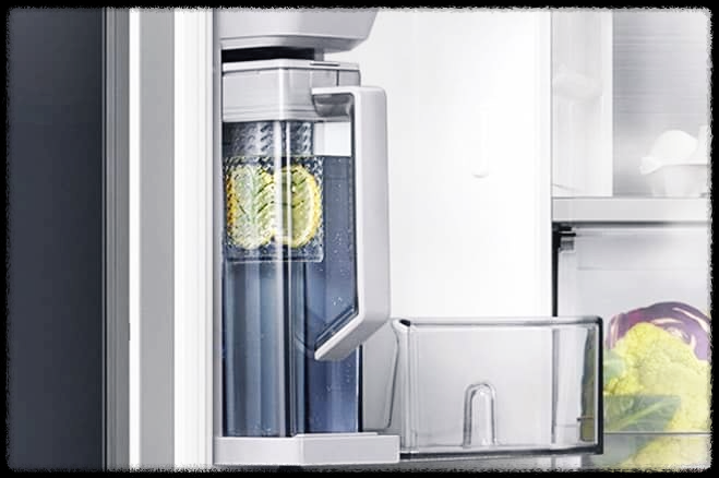 삼성전자 비스포크 4도어 정수기 냉장고