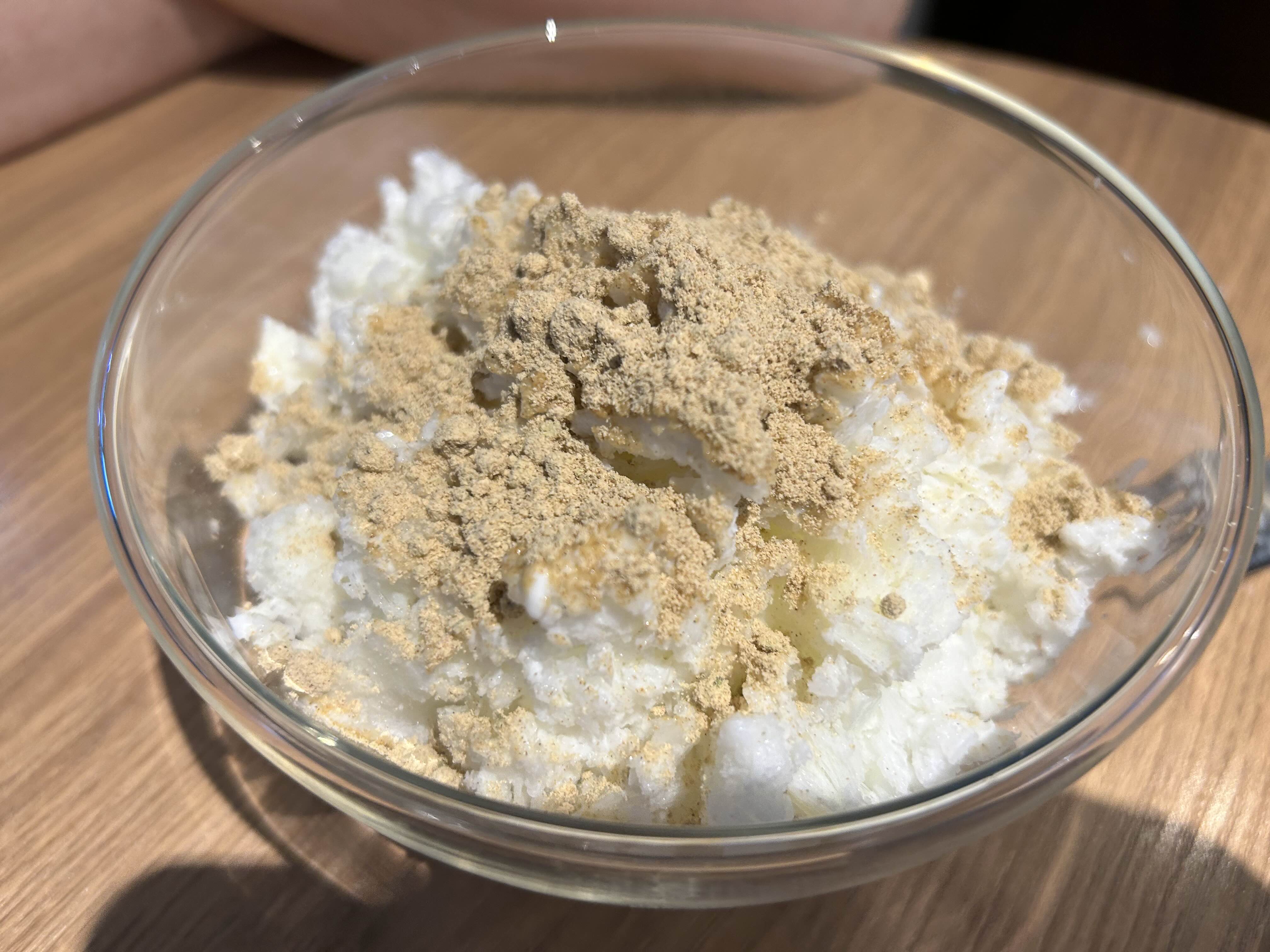 기계 없이 빙수 만들기 미숫가루