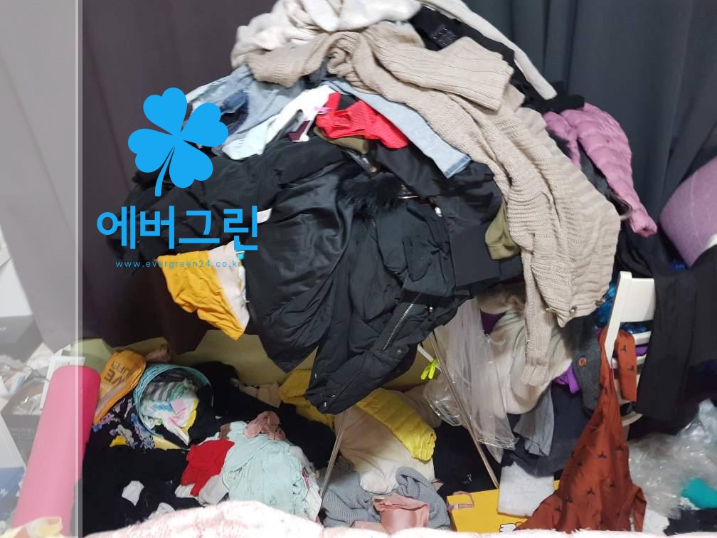  단일 원룸집 쓰레기집청소 정리 대행 원인은 우울증