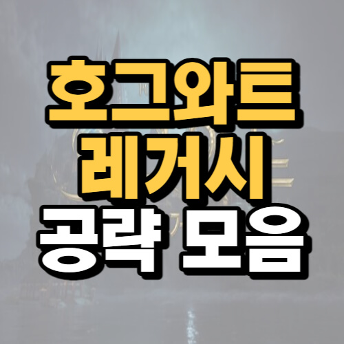  호그와트 레거시 공략 초보자 팁 총정리 2탄