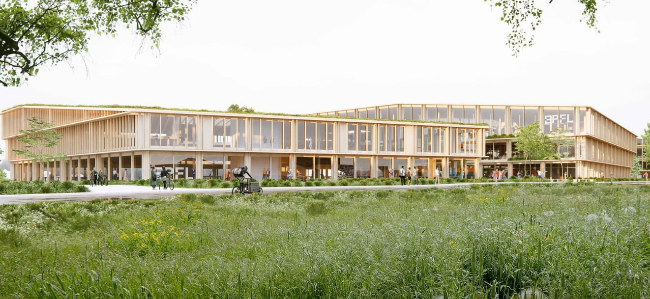 앞서 나가는 친환경적 선진국의 건축 디자인...목재 캠퍼스 짓는 스위스로잔공대 Mass-timber &#39;ecotope&#39; campus by 3XN and itten+brechbühl to expand swiss university