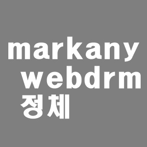  markany webdrm 정체와 삭제 방법