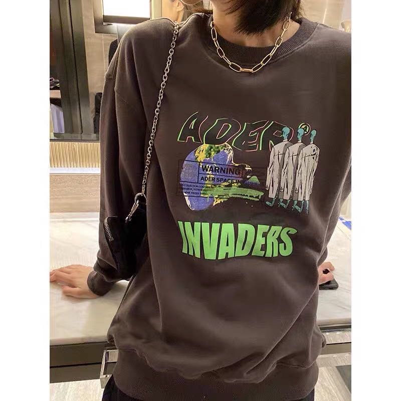  [ADER ERROR] 아더에러 스페이스 인베이더 크루넥 맨투맨 20ASSTO34WH 3247527 (2 COLOR)