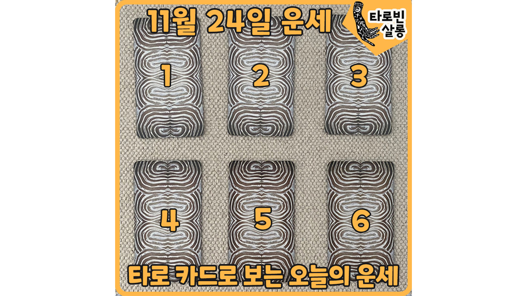  [11월 24일 운세] 타로 카드로 보는 365일 하루 운세