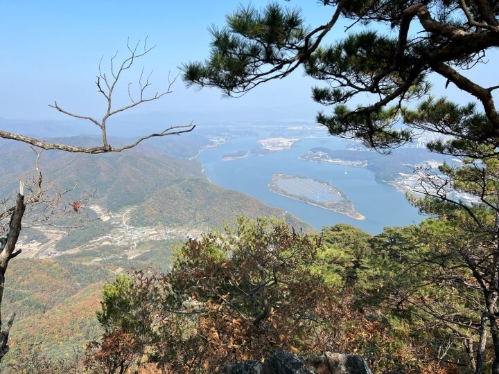 춘천-삼악산에서-붕어섬-풍경