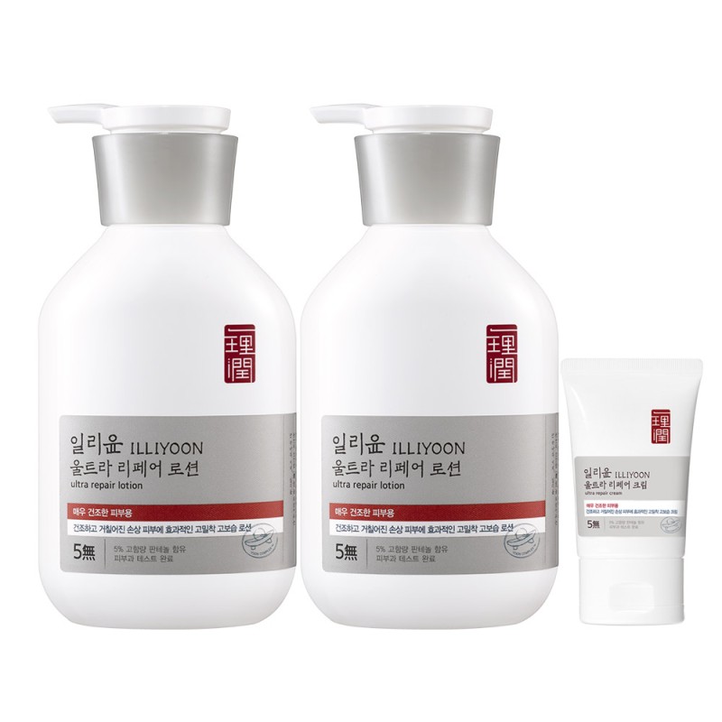  5가지 -일리윤 울트라 리페어 로션 350ml x 2p + 30ml, 1세트