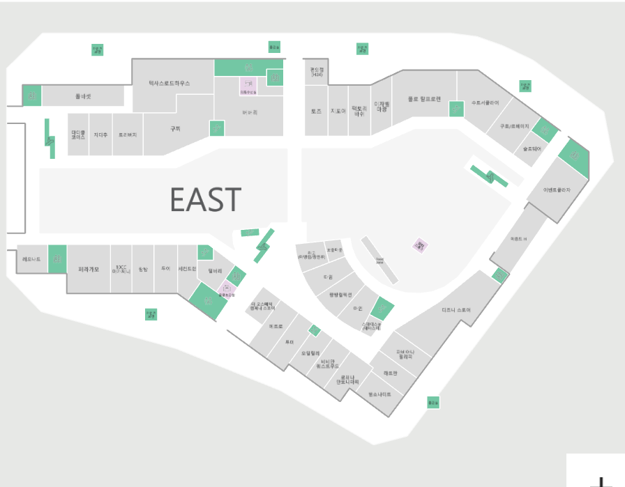 1층 이스트안내도