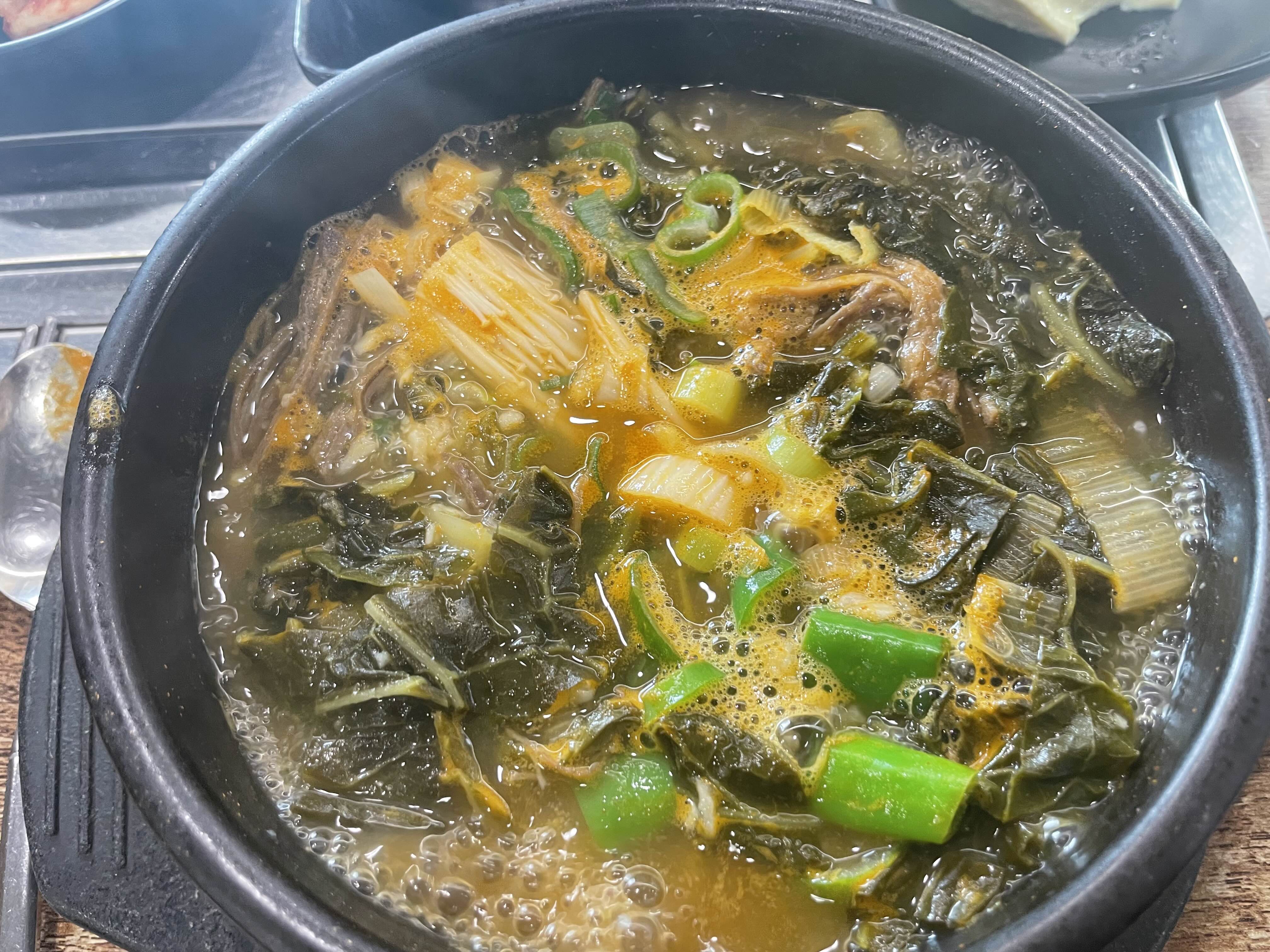 사골배추탕(스지)