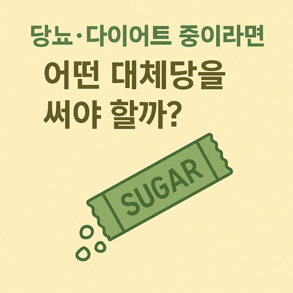 대체당 추천