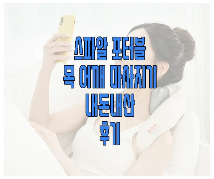 스파알 포터블에 관한 글 보러 가기 링크 사진