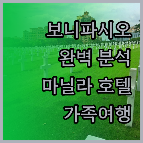 세다 보니파시오 글로벌 시티 완벽 분