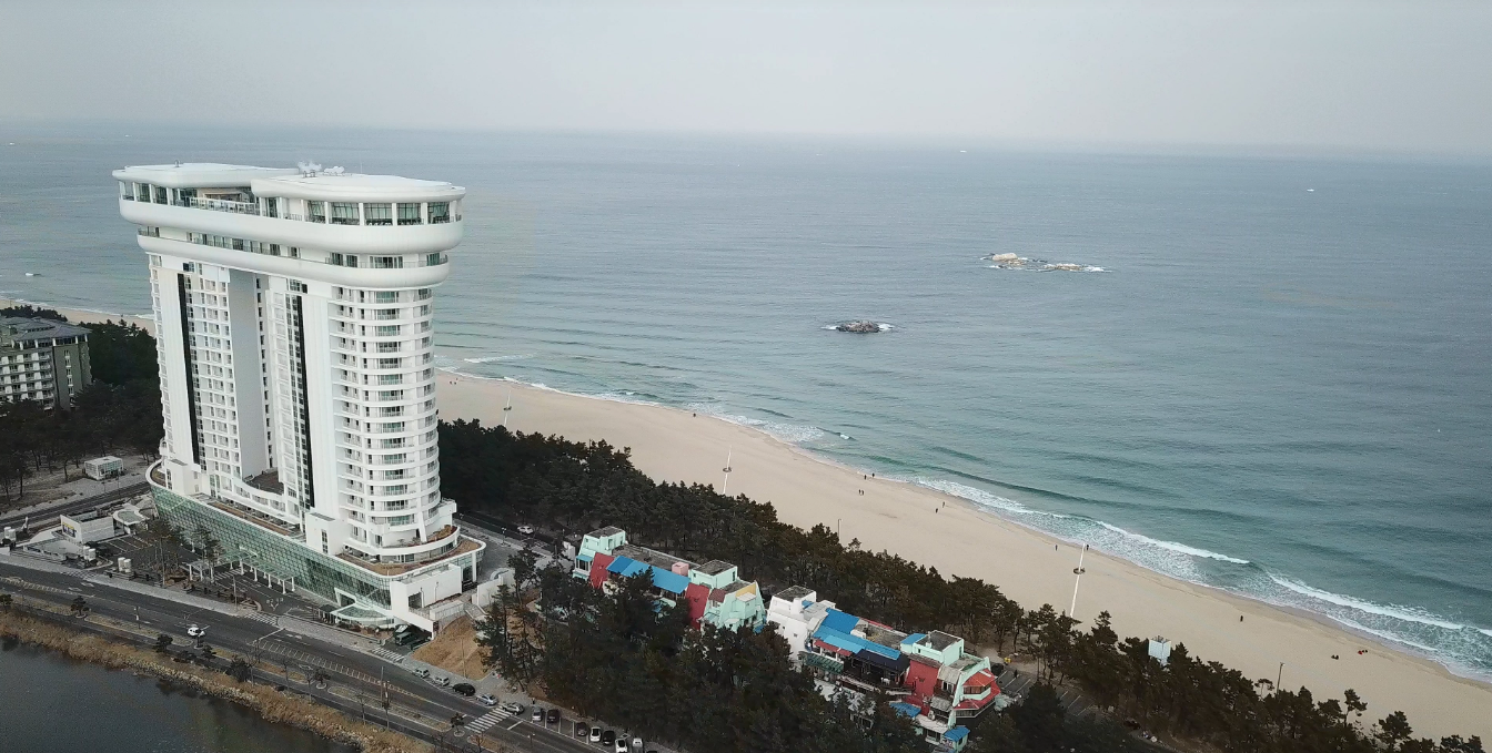 경포대 해변
