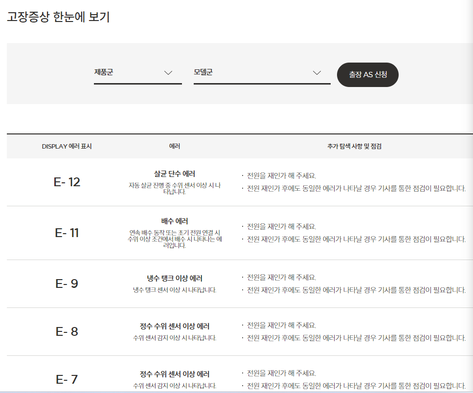 에러코드가 뜬다면 어떤 에러인지 확인이 가능