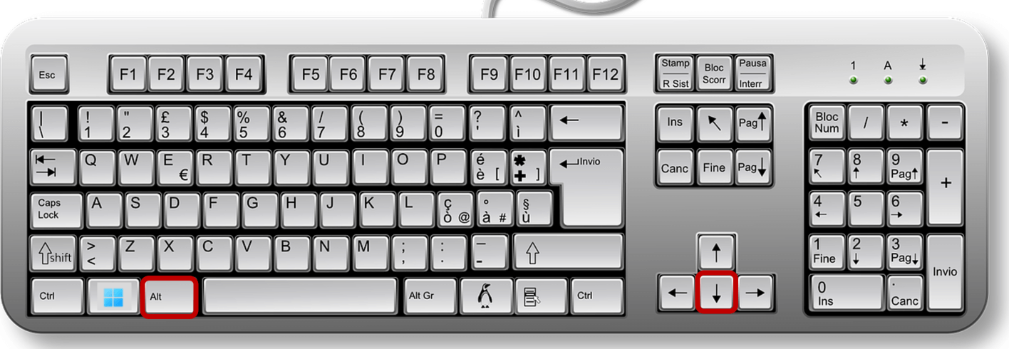 키보드 단축키를 이용한 필터 조작 방법