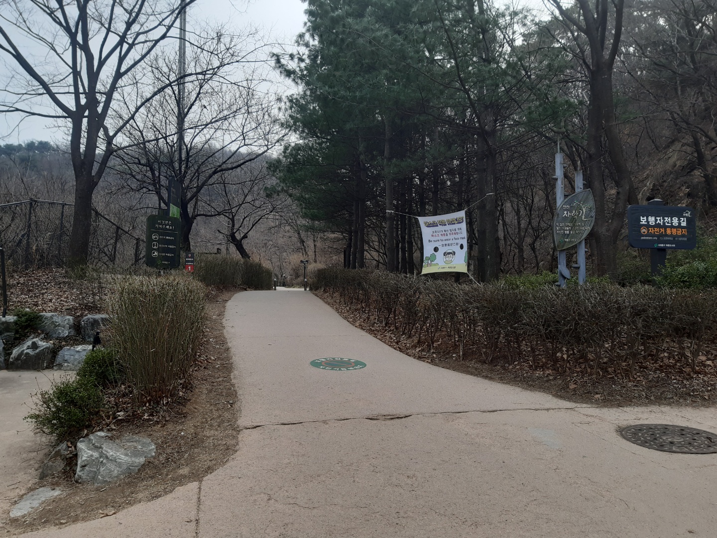  안산 자락길의 봄기운