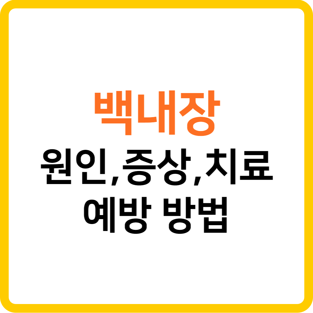 백내장 원인, 증상, 치료, 예방 방법