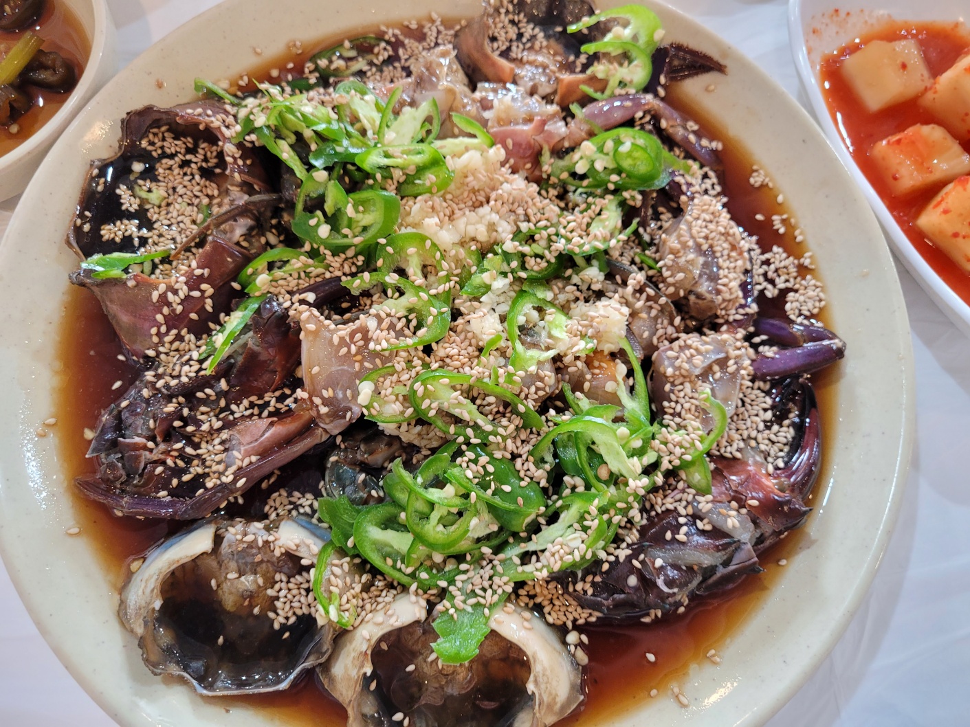  [천안 무창포 칼국수 간장게장]손질해주는 돌게장 맛집/게장 비려서 못먹는분 여기 가보세요