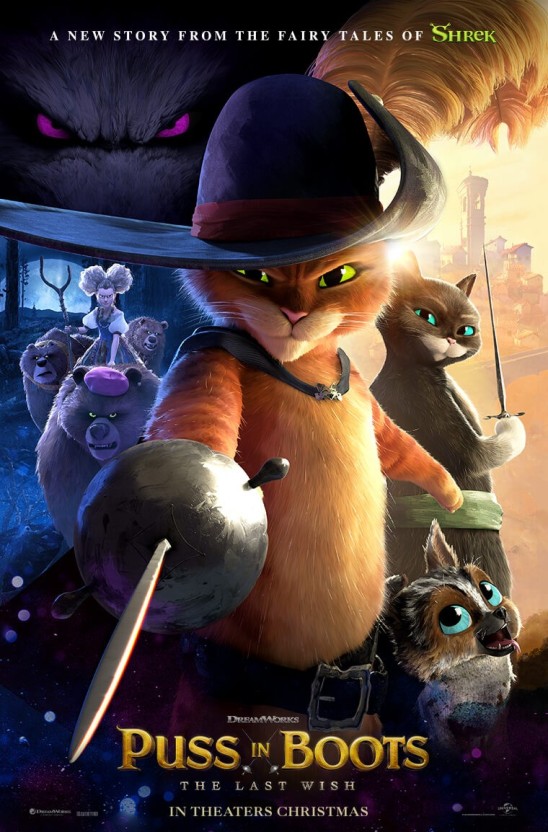  [애니추천]'장화신은 고양이2:끝내주는 모험(Puss in Boots:the last wish); 단 하나밖에 남지 않은 고양이 목숨. '소원별'을 찾아라!