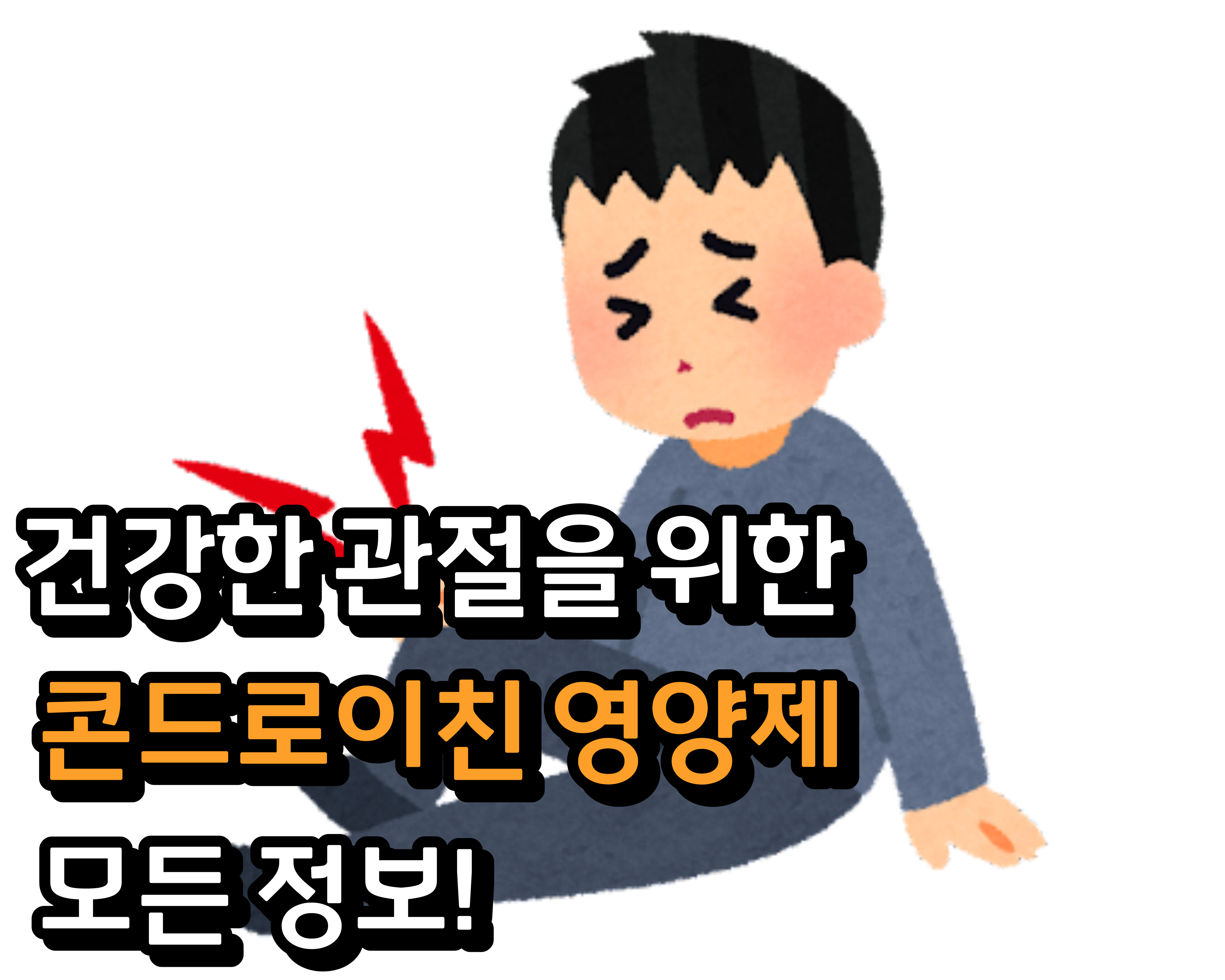  건강한 관절을 위한 선택, 콘드로이친 영양제의 모든 정보!
