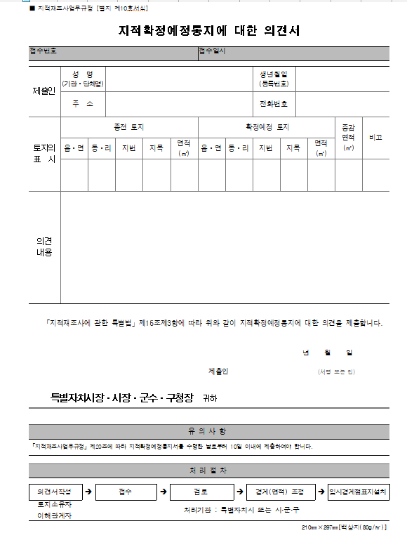 지적재조사사업