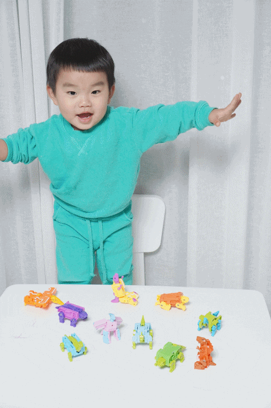 트랜스포머 숫자, 공룡로봇과 수놀이하자 4