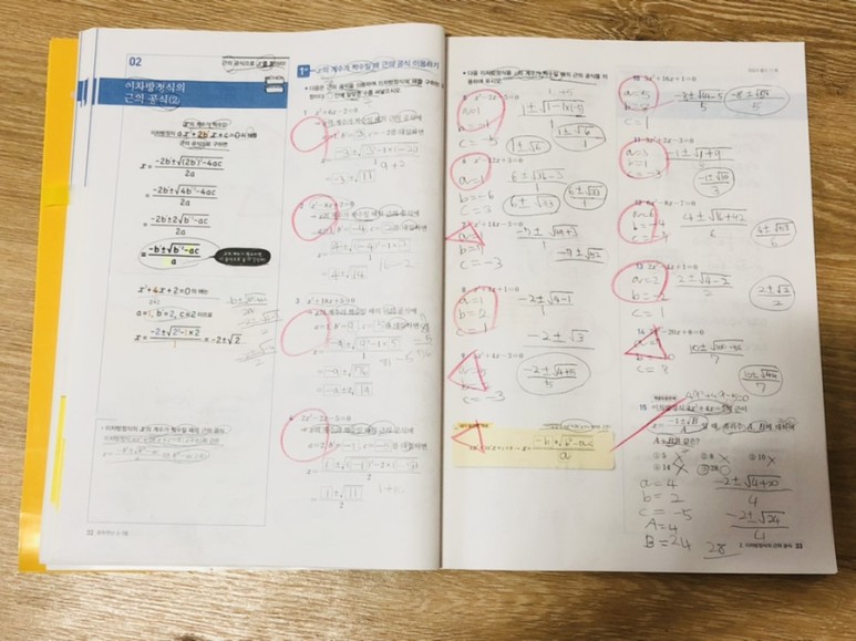 근의 디딤돌중학연산3-1B:: 2. 5