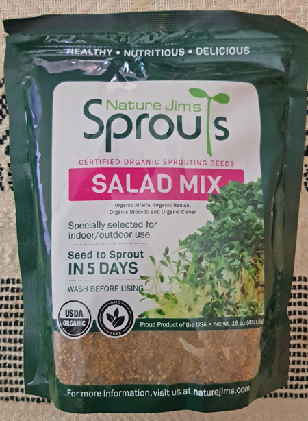 Nature Jims Sprouts Salad Sprout Mix