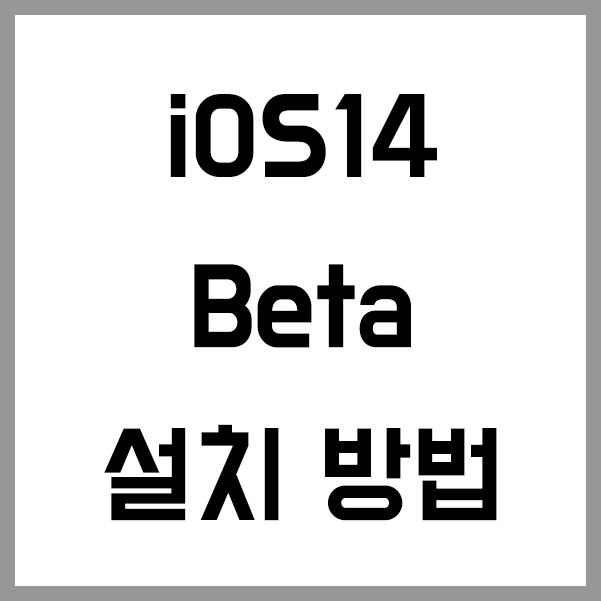 iOS14_베타업그레이드