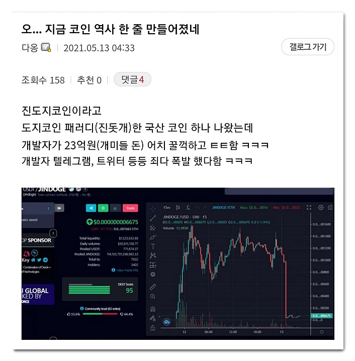  진도지 코인 먹튀,사기