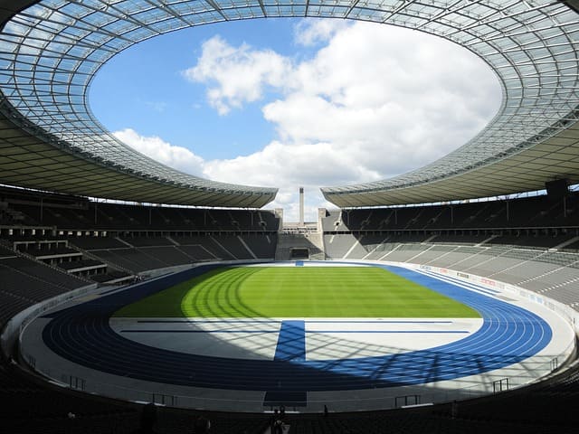 Stadium&amp;#44; Main grandstand&amp;#44; Grandstand