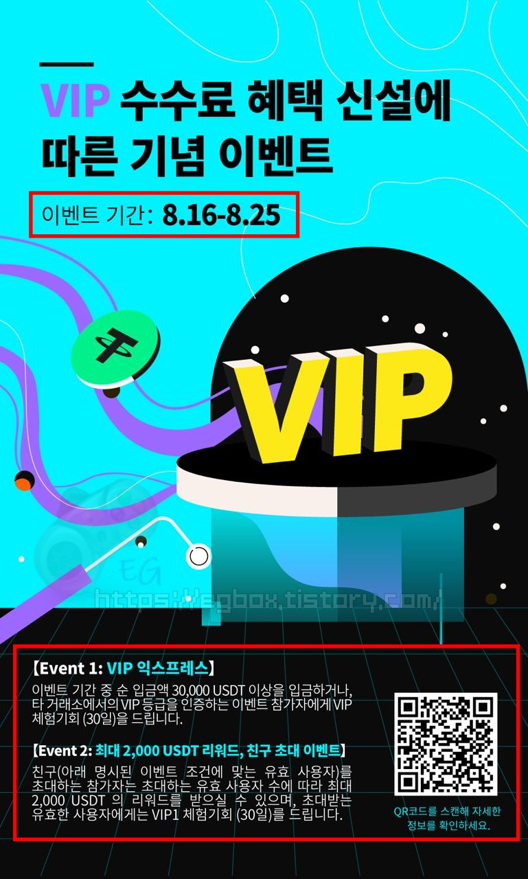 비트겟 VIP 이벤트 수수료 할인이벤트