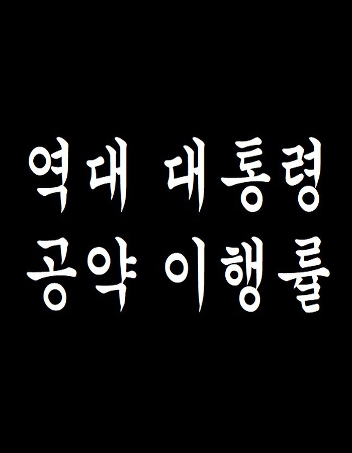  역대 대통령 공약 이행률