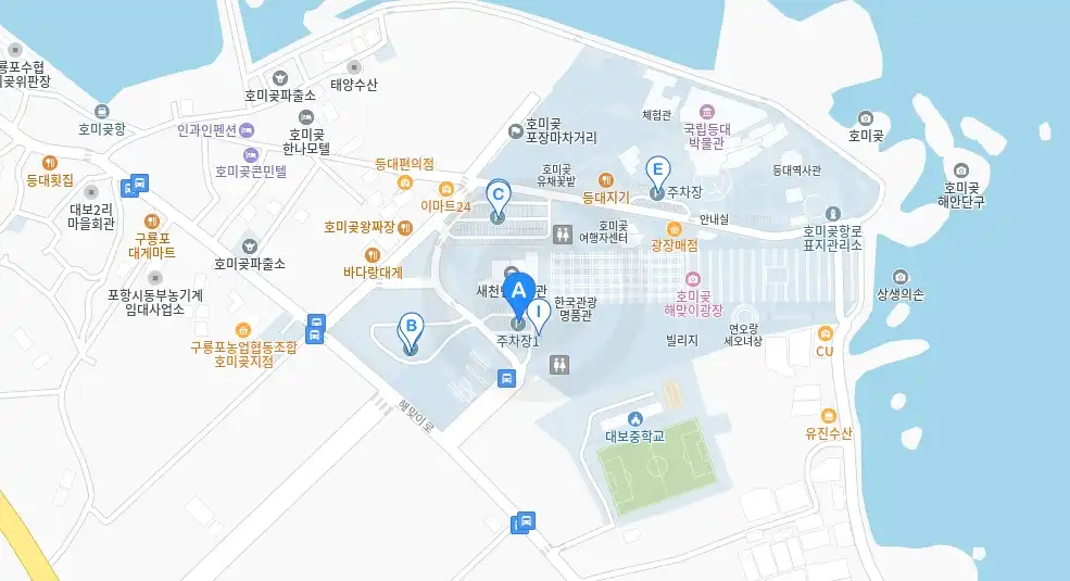 포항 호미곶 주차장 근처 무료 공영 주차요금 할인 (1분 요약)