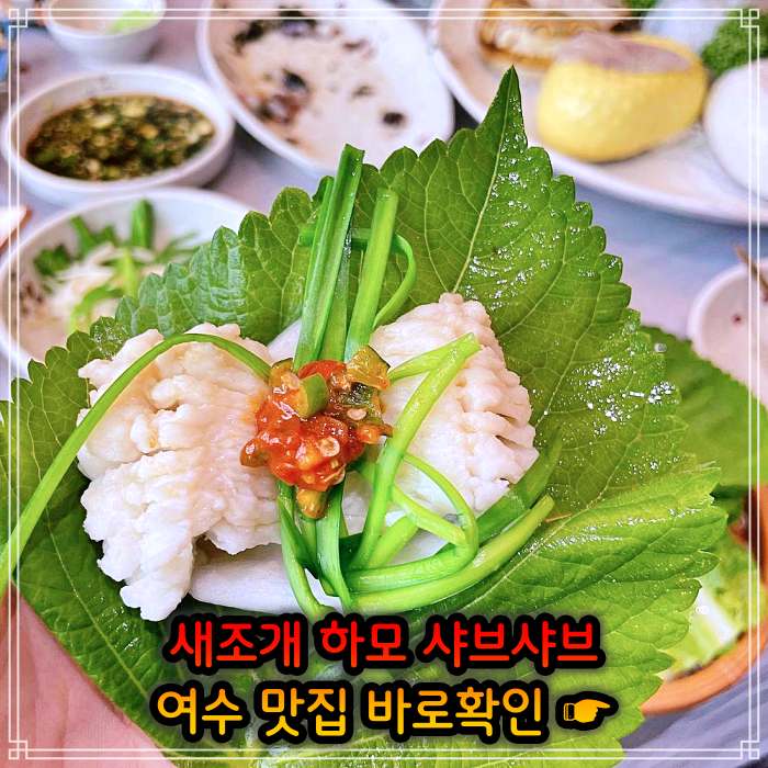 생생정보 소노캄 여수 보양식의 왕 하모 샤부샤부 맛집
