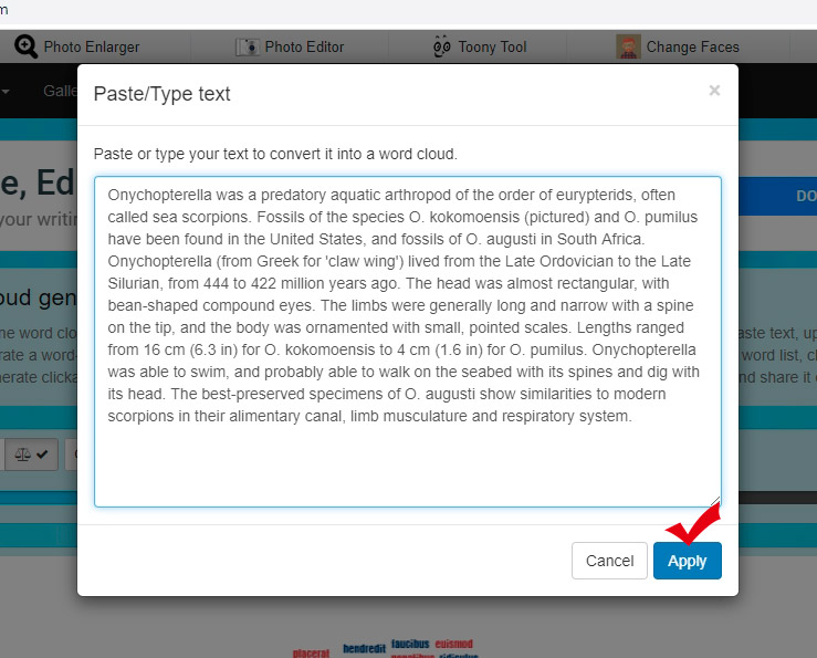 텍스트 붙여넣기