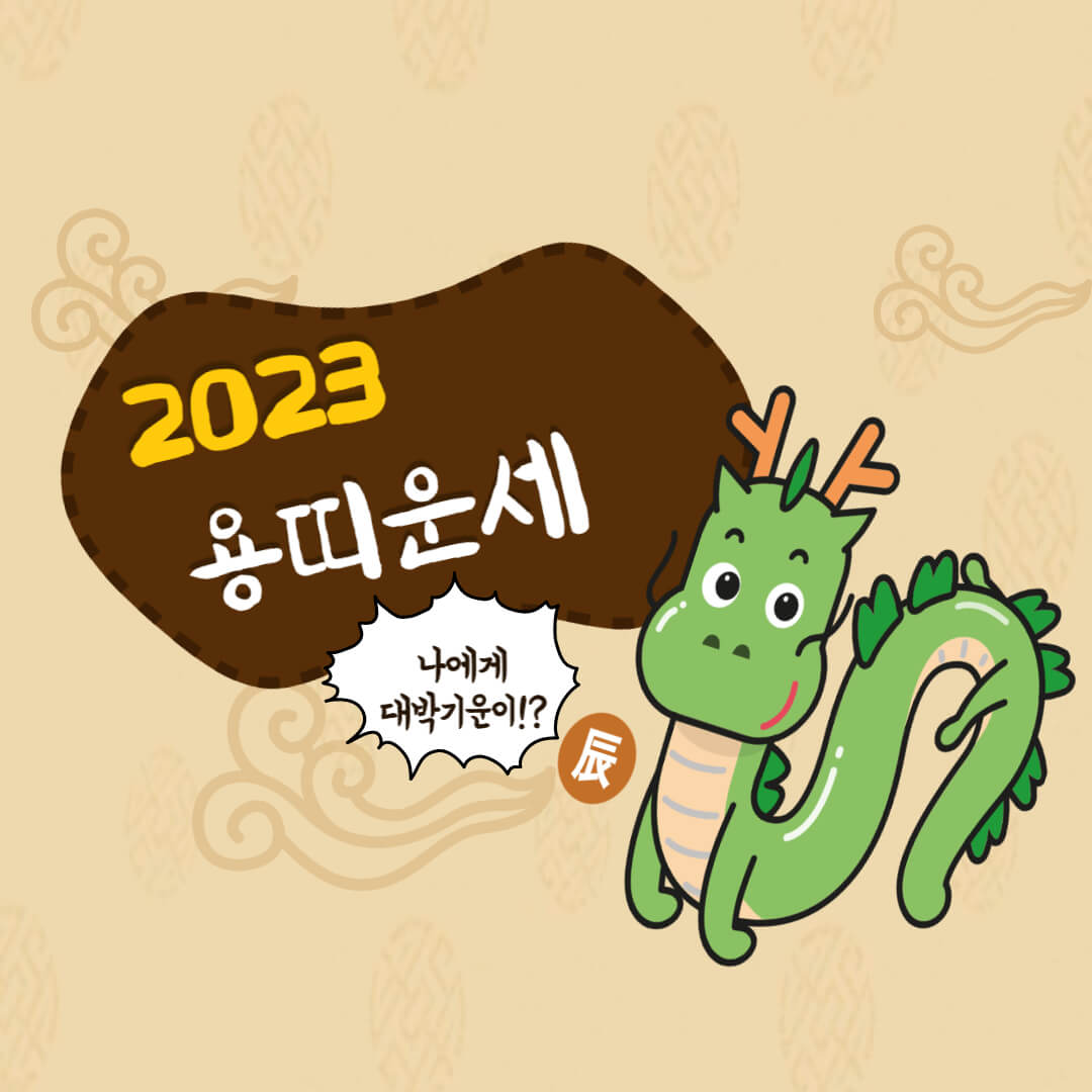  2023년 용띠 운세 한방에 정리