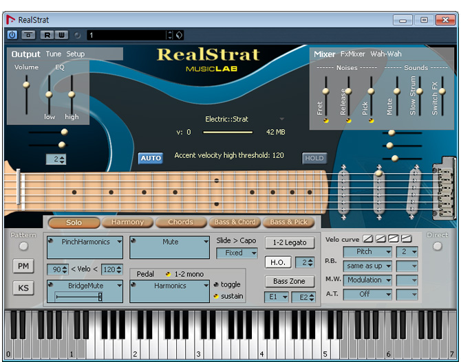 VSTi 기타 guitar 리얼기타2 real guitar 리얼스트렛 real strat 사용 방법