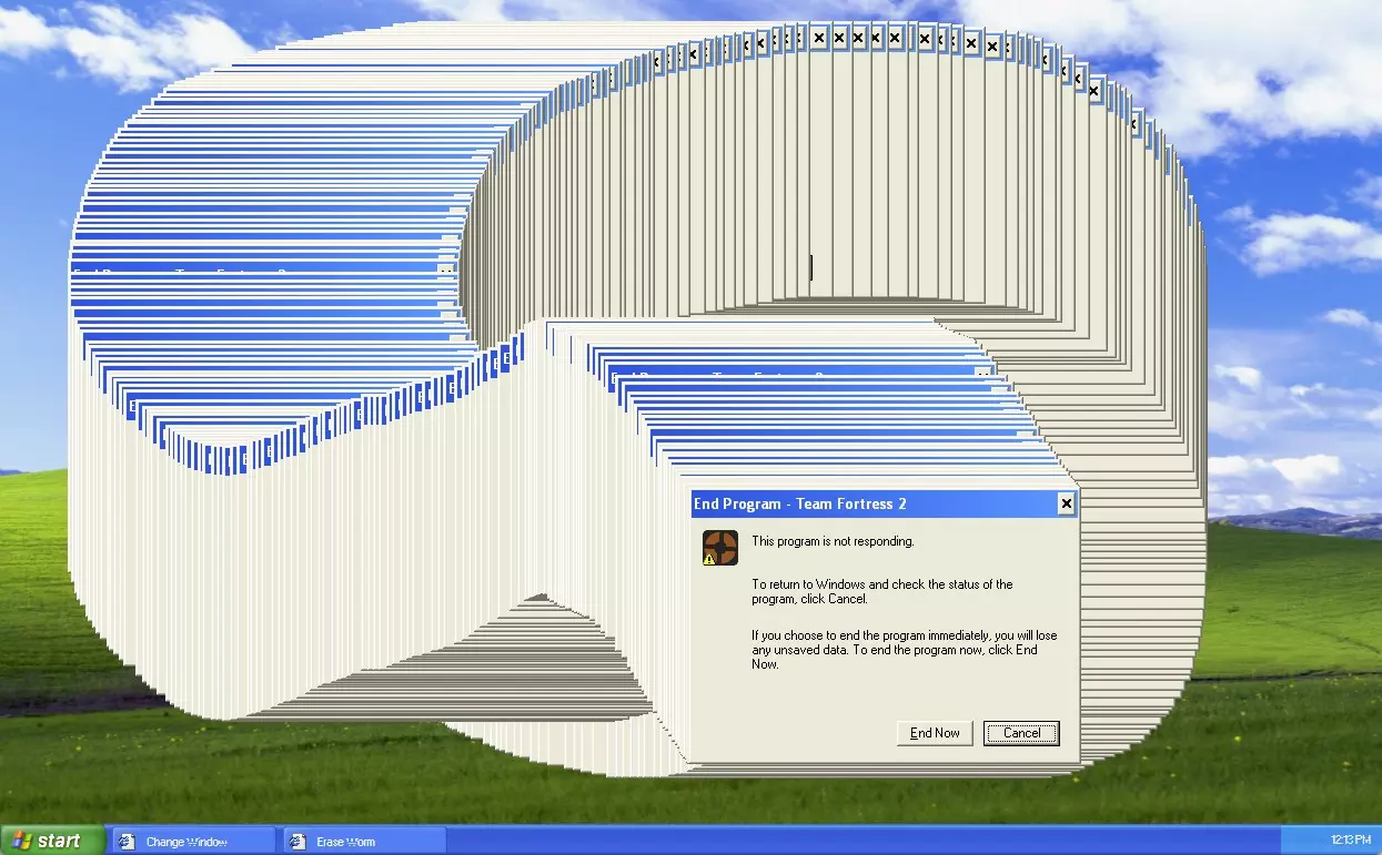 윈도우XP 시절 추억의 오류를 재현해 보는 방법 사진 2