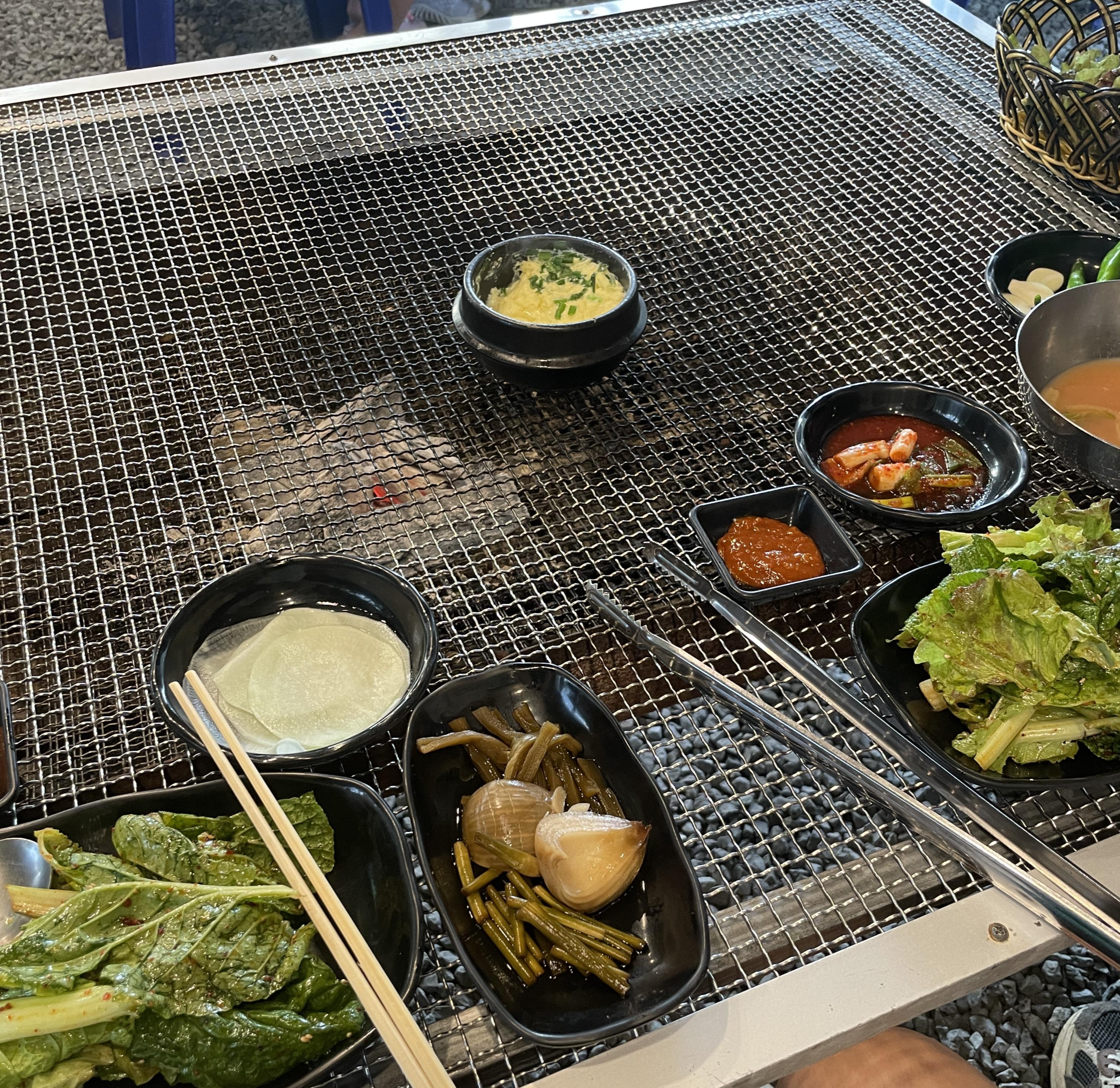 오리참숯구이