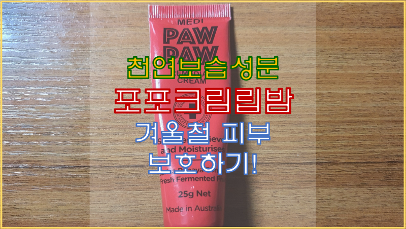  레미디얼 포포크림, 건성입술 겨울나기!