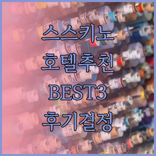 스스키노 호텔 어디가 좋을까? 생생 