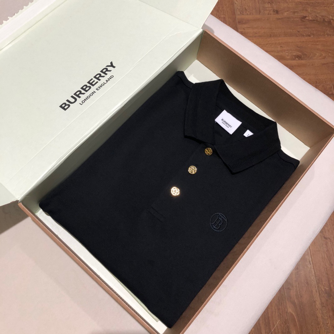  [BURBERRY] 버버리 피케 폴로 반팔 티셔츠 8037435