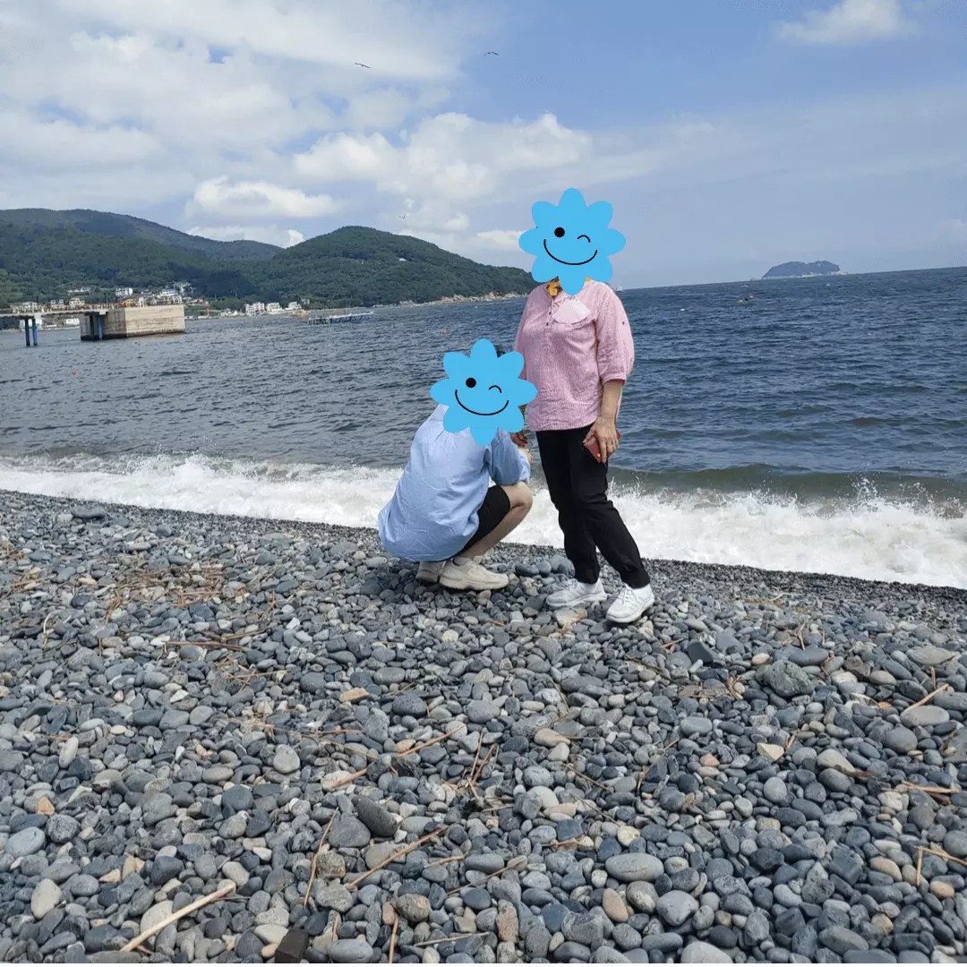 학동 흑진주 몽돌해변